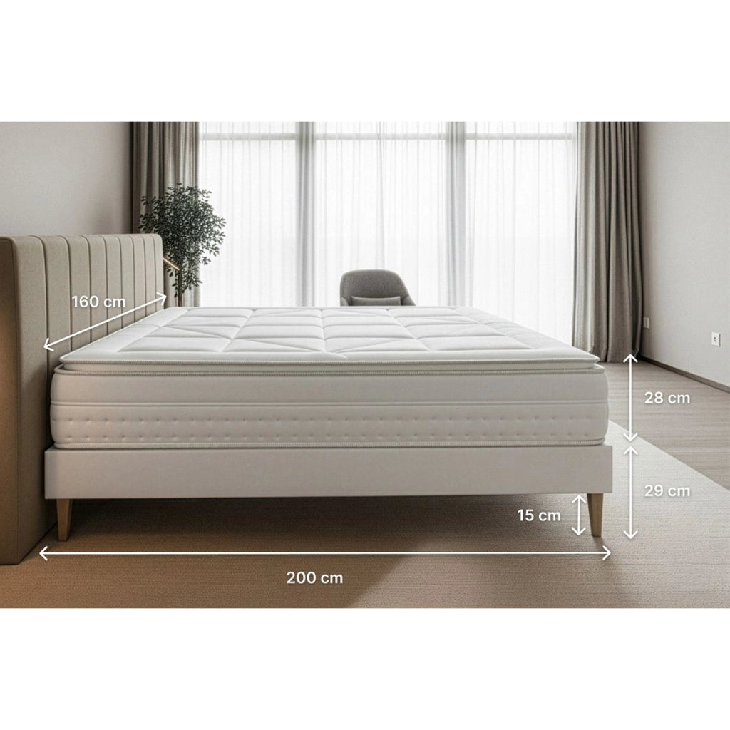 Set materasso e base 160x200 cm - Vingt-Huit PLUS