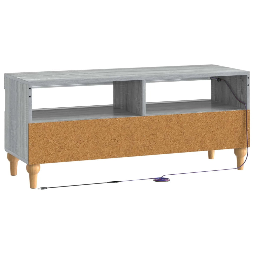 Mobile TV LED ALKMAAR 100 x 35 x 43 cm Sonoma grigio 896331