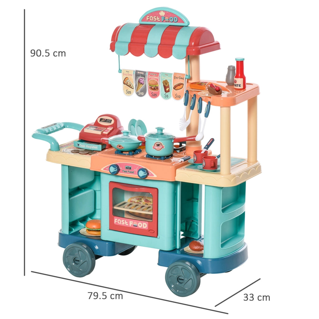 Cucina Giocattolo per Bambini ¨C Minimal ¨C 79.5x33x90.5 cm
