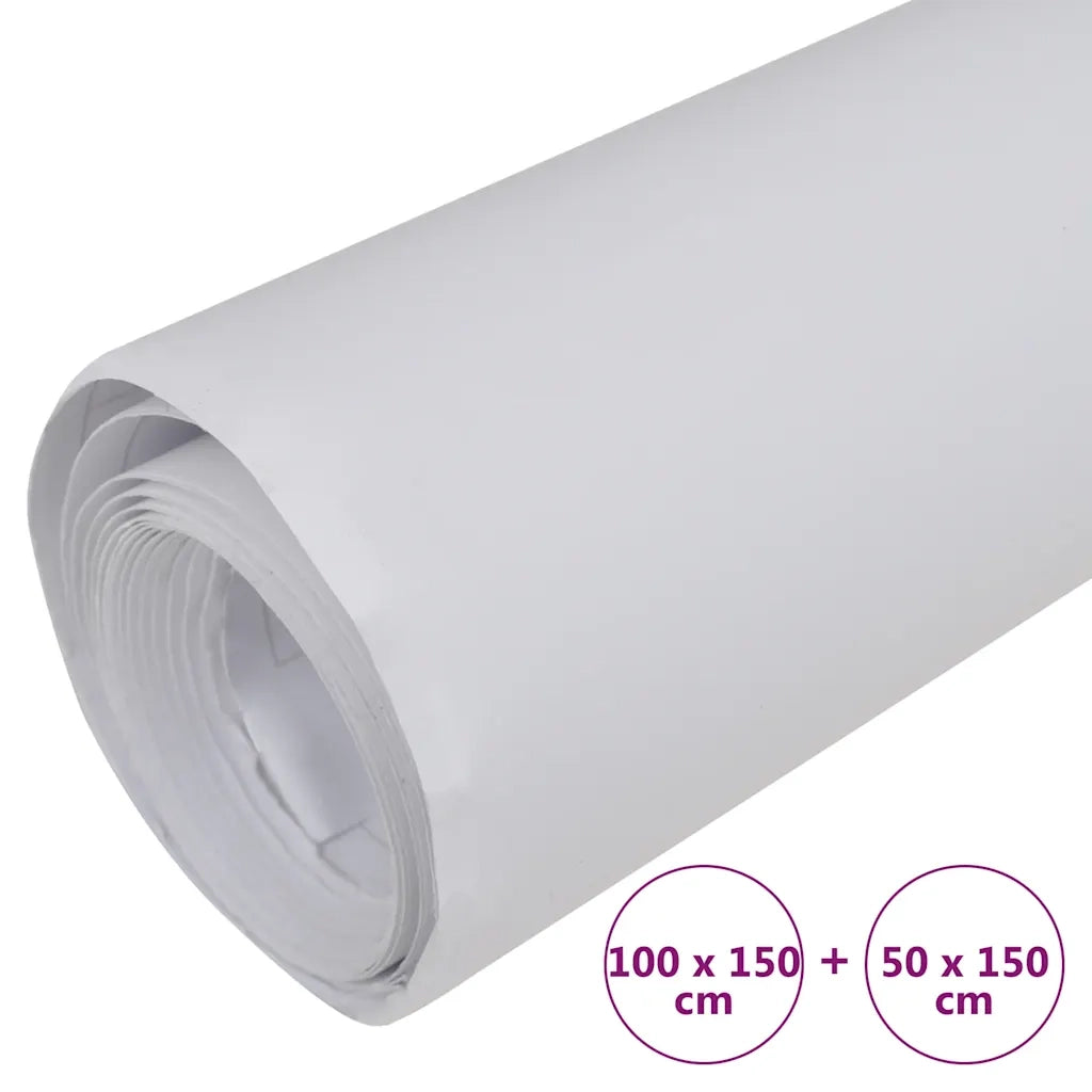 Pellicola per Auto Opaca Bianca 100x150 cm CFW5315391