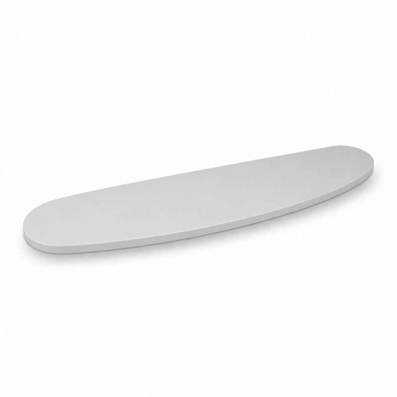 Mensola da Muro, Mensola Sospesa, Fissaggio a Scomparsa, Mensola da Parete, Kit Tasselli Incluso, Bianco, 90x23x1,8 cm