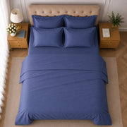 Rotira, set Completo Letto Piazza e Mezza in Cotone, blu