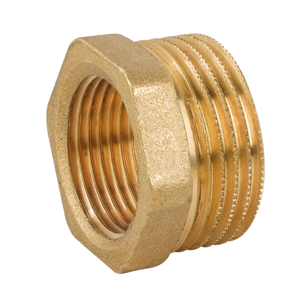 RACCORDO DI RIDUZIONE MASCHIO FEMMINA IN OTTONE GIALLO SERIE 1500 3/8X1/4    PETTINAROLI