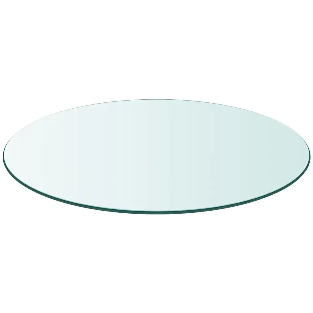 Dessus de table ronde en verre trempé 700 mm
