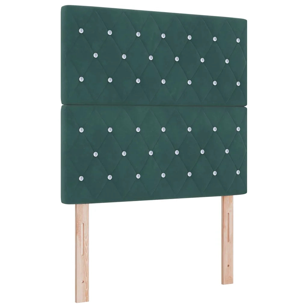 Testiera | Testata Grigio Verde Chiaro 100 cm Velluto