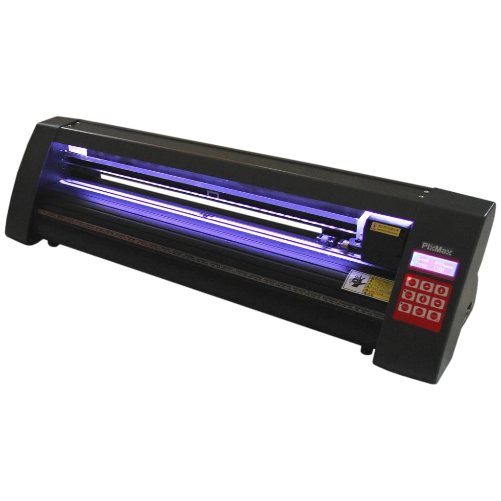 Kit con Plotter per Taglio Vinile - LED - Pressa a Caldo 5 in 1 & Stampante