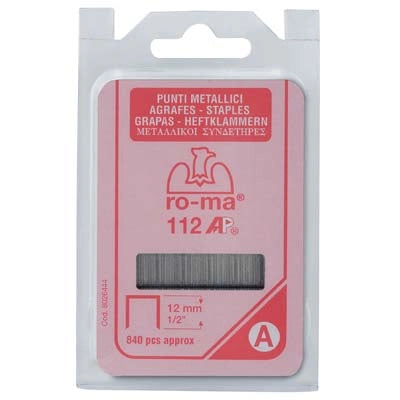 PUNTO AP X FISSATRICE SELF RO-MA - AP 112 ZINCATO CF=PZ 840 MM 10,05X12- 3 confezioni