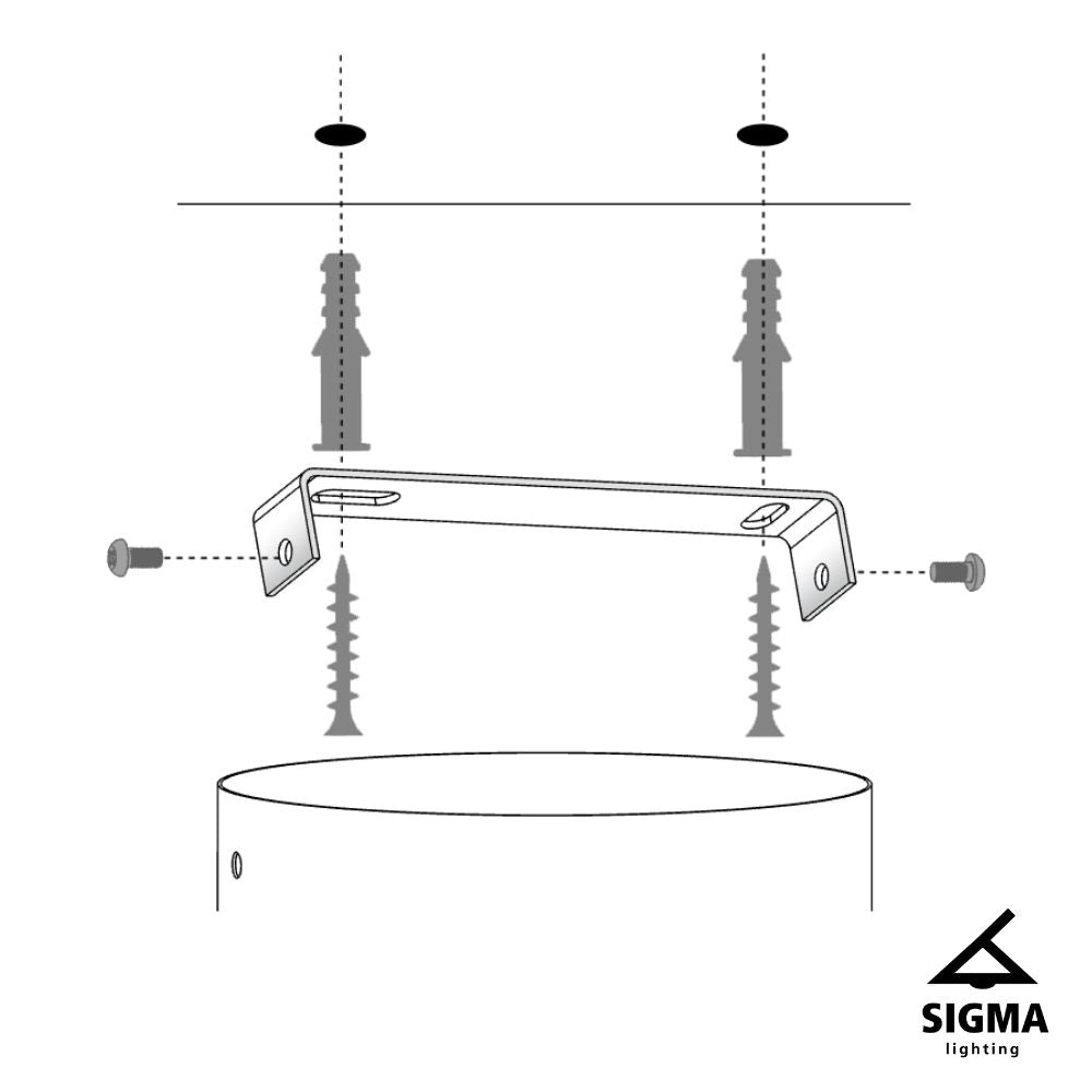 Lampada a sospensione Kapello bianco/oro Ø76 E27 Sigma