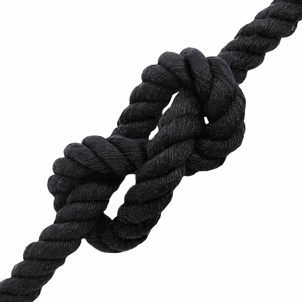 Corda di Cotone 20 mm 100 m Nero 100% Cotone 42011826