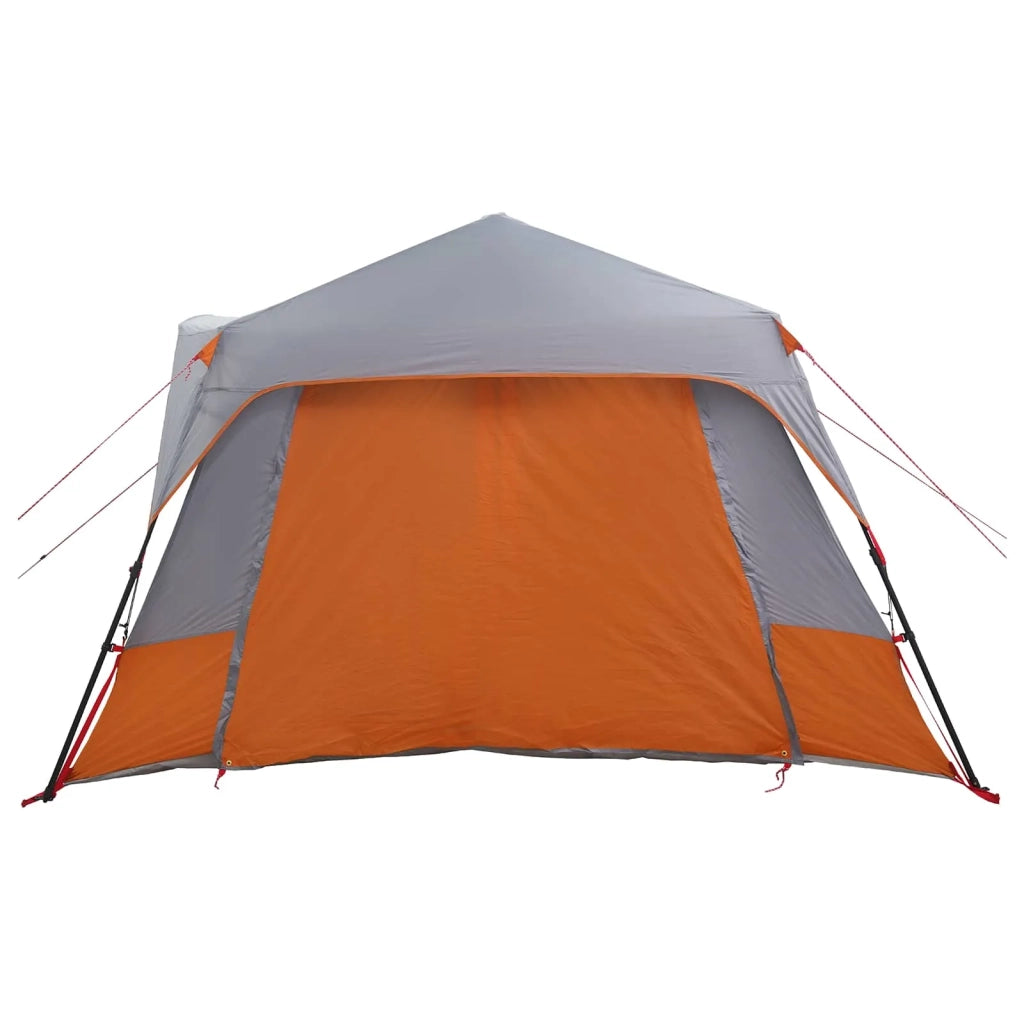 Tenda Istantanea 8 persona Grigio e arancione 42017486