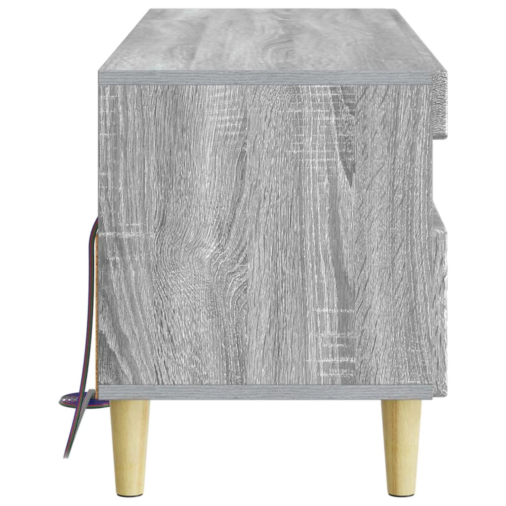 Mobile TV LED Sonoma grigio Legno ingegnerizzato 897211