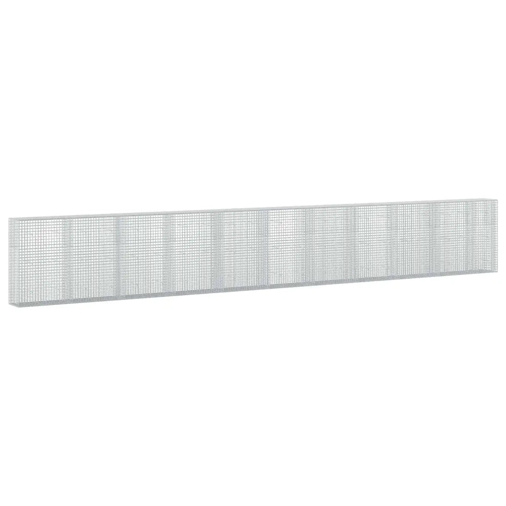 Gabione con Filo da 5 mm e Rete da 5x5 cm 1050x50x150 cm 3464295