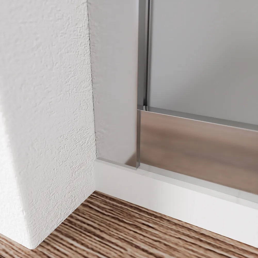 Box doccia angolare 70x140 cm profili cromati vetro 6mm opaco  apertura 2 ante scorrevoli | Favignana