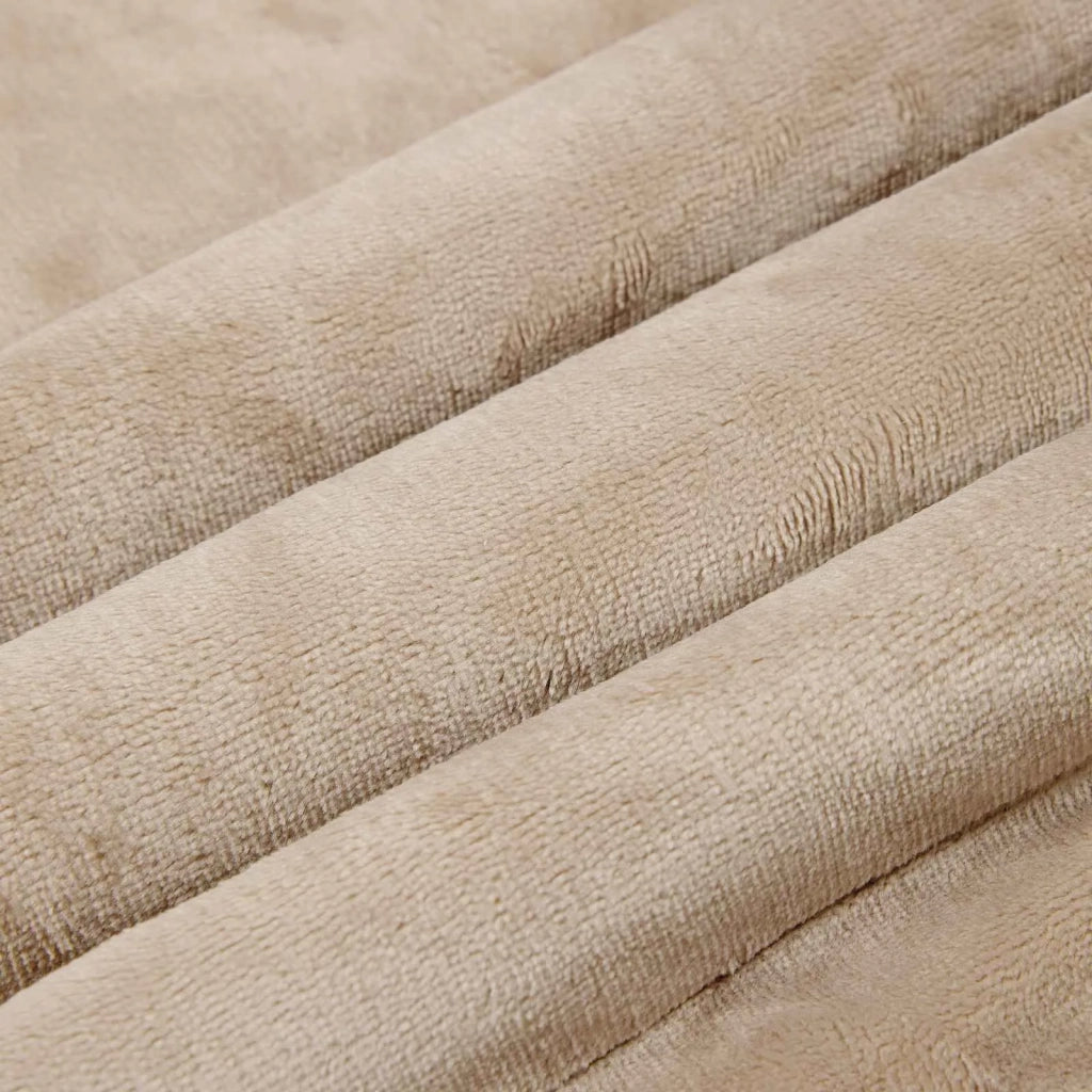 Coperta Beige 130 x 150 cm Panno