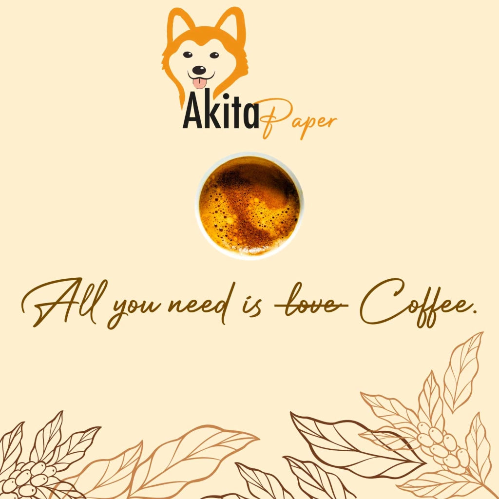 Akitaink 500 Bicchierini Caffe' Carta 75ml Compostabili