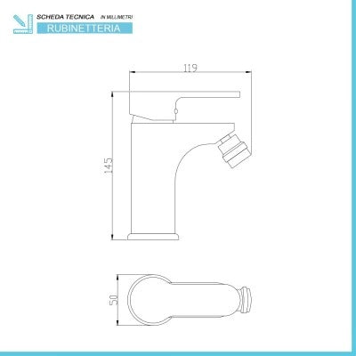 Set miscelatori nero opaco lavabo bidet e doccia incasso con deviatore Paco