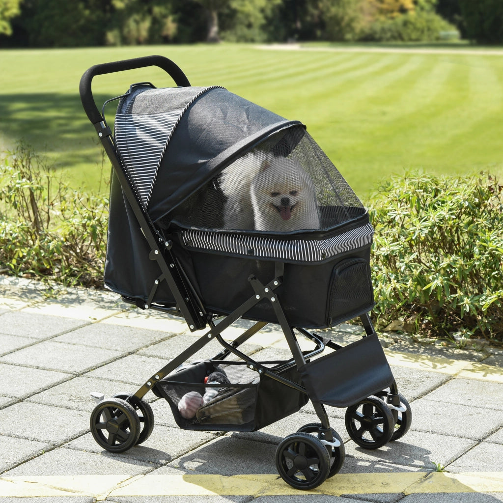 Carrello per Cani Pieghevole ¨C zephmum ¨C Nero