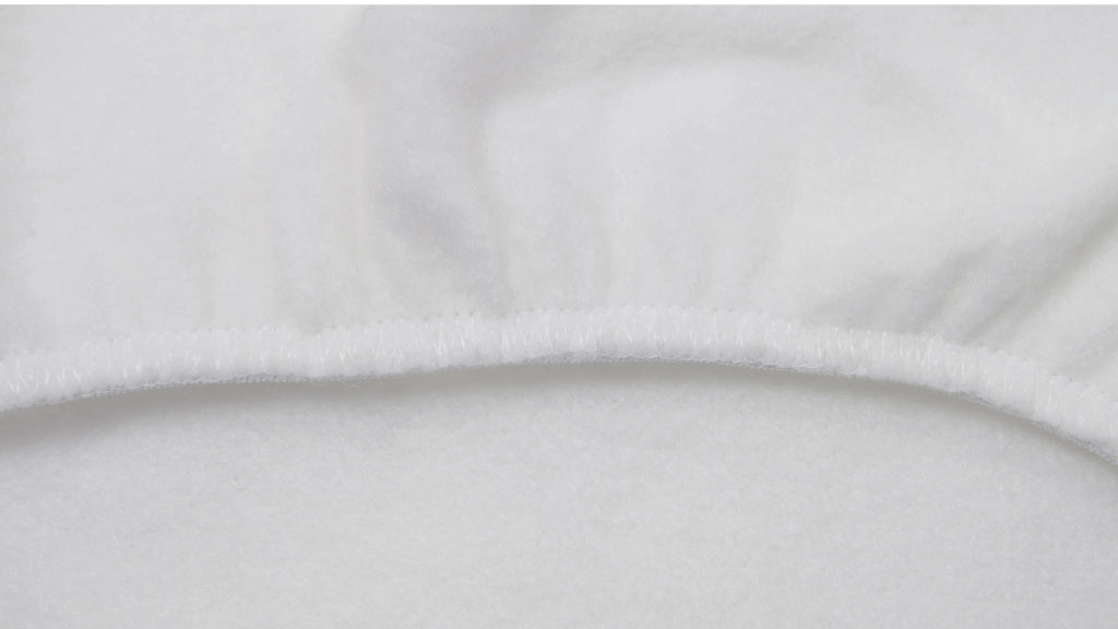 Copritavolo Mollettone SalvaTavolo SottoTovaglia Protezione Macchie Feltro Bianco Elastico Sul Bordo Made In Italy - 85x120 - Bianco
