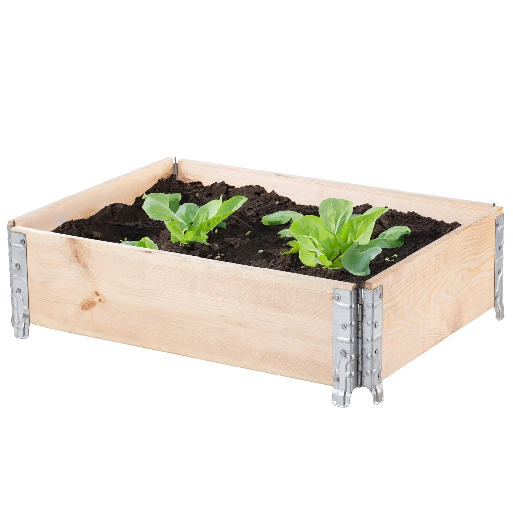 KADAX Prolunga per pallet in legno 60x80 cm, letto per container, confezione da 2