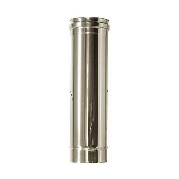 Canna fumaria DN 130 1 mt  L 1000mm tubo acciaio inox 316.