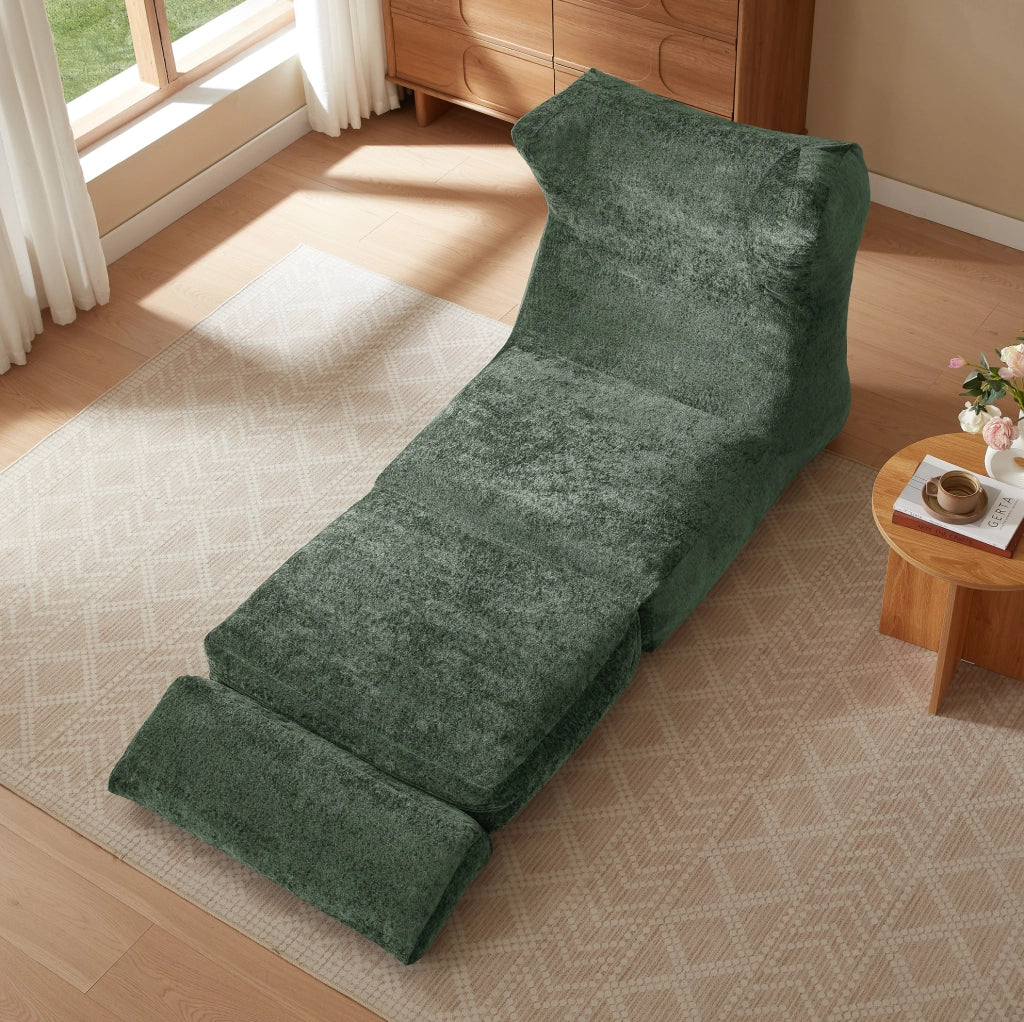 DIVANO Singolo Design Unico Verde in schiuma