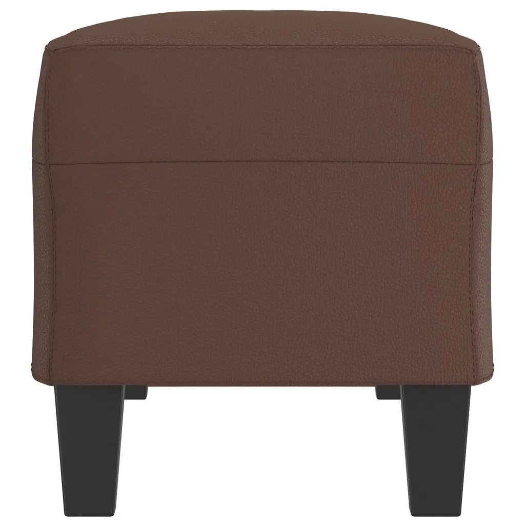 Panca Marrone 100x35x41 cm in Similpelle 349461