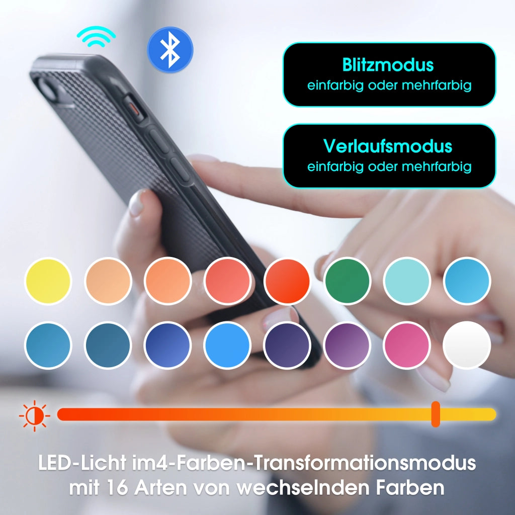 Mobile TV con illuminazione LED in MDF e pannello truciolare nero e legno