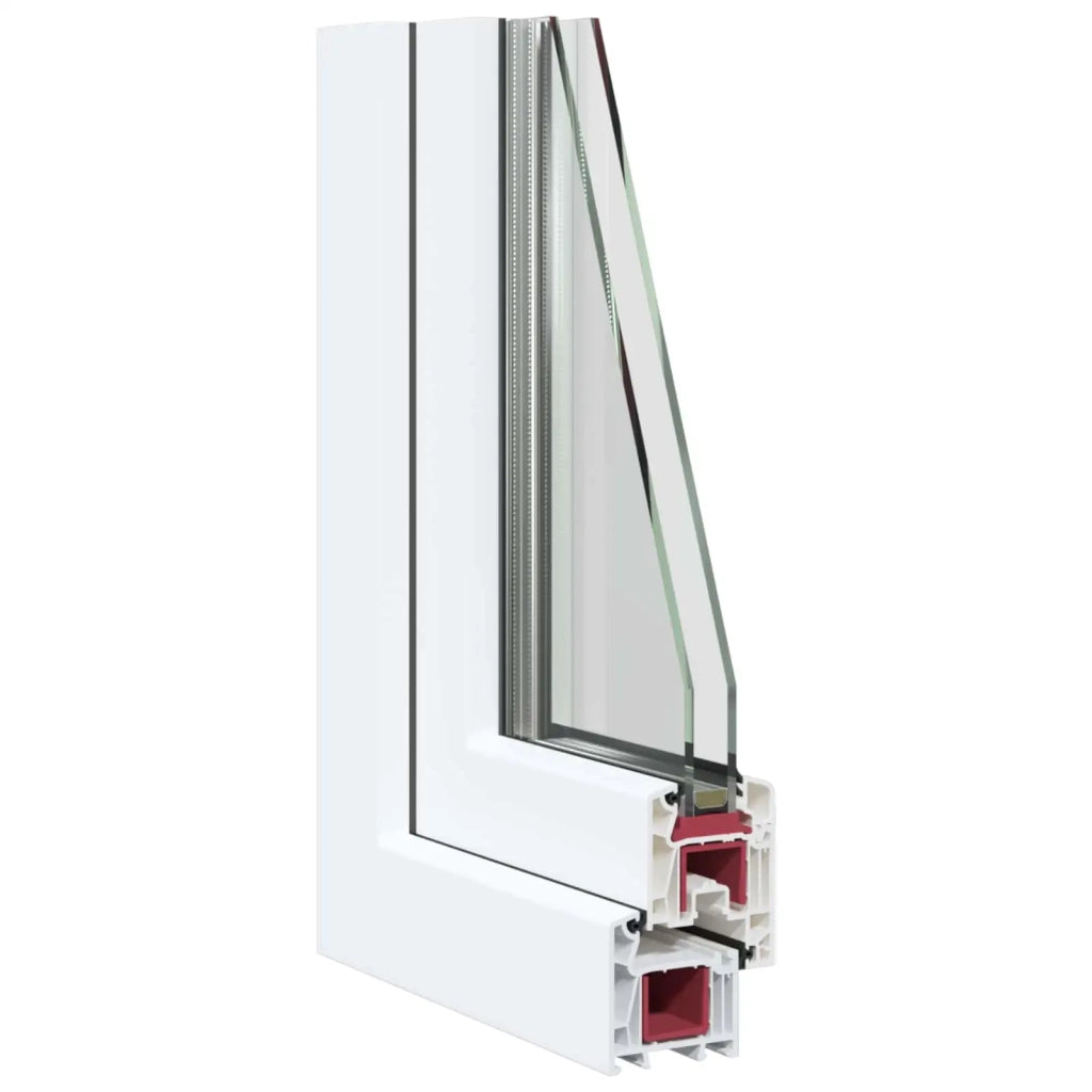 Finestra per Soffitta RISOR 120 x 60 cm PVC e Vetro Bianco CFW1109537