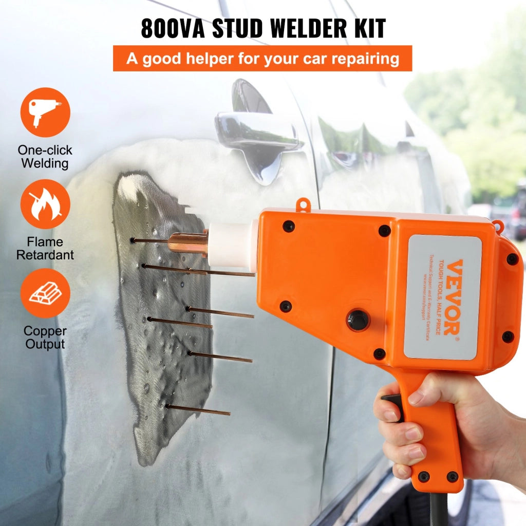 Kit Estrattore Ammaccature 800VA Saldatrice a Punti Modello 5500 per Carrozzeria 220V 1600A Robusto Facile da Usare per Officina