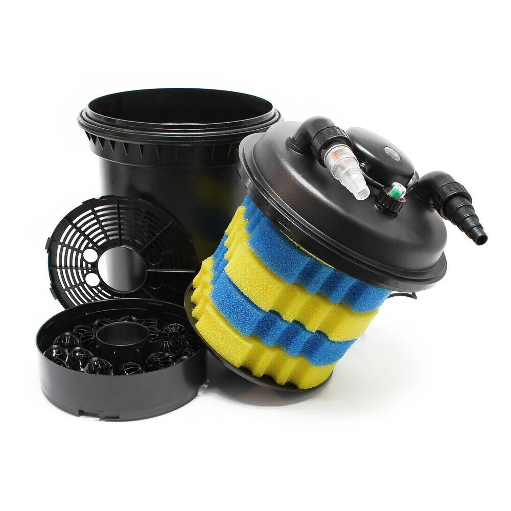 Kit per laghetto da 30.000 litri luce UVC da 11 watt pompa da 6000 l/h tubo da 5 m kit di filtrazione 16_0001961