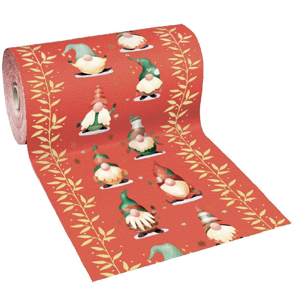 Passatoia Natalizia Tappeto Corsia Ingresso Natale Marciapiede Interno Esterno 100x500 Cm (A)