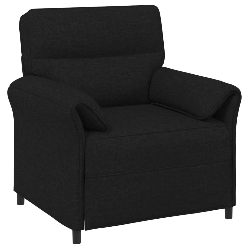 Set di divani 2 pz Nero Tessuto 3424859