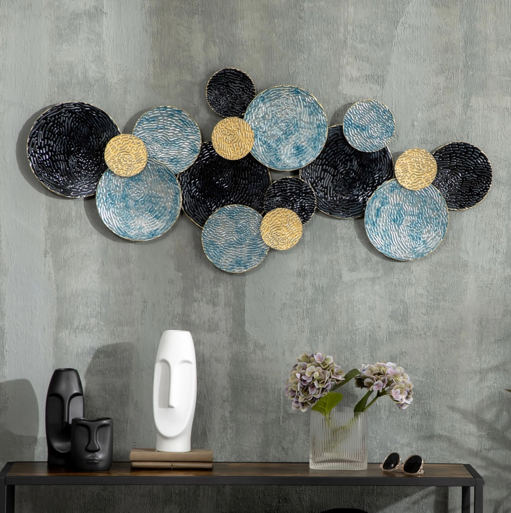 DECORAZIONE DA PARETE 121x53 cm Ferro Oro