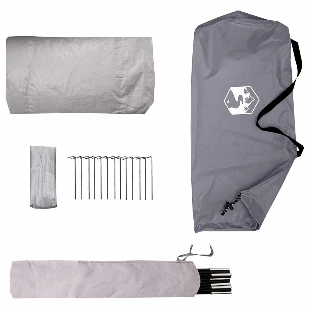 Tenda da backpacking 2 persona Grigio e arancione 42018576