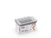 BARATTOLO RETTANGOLARE 'TOSCA' grigio/bianco  - STEFANPLAST