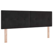 Testiera | Testata Nero 144 cm Velluto
