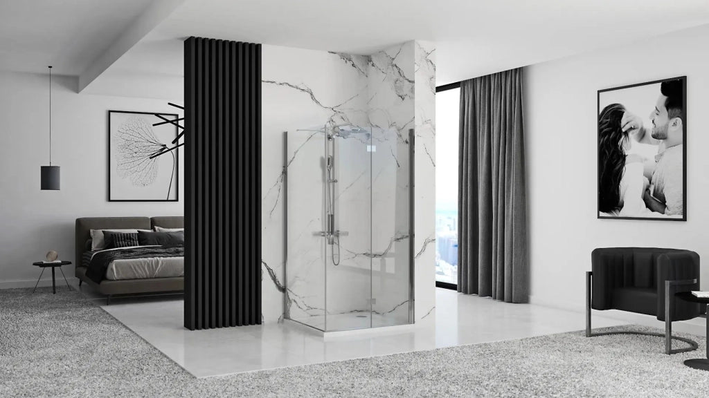 Cabina Doccia Rea Molier Chrom 100x80