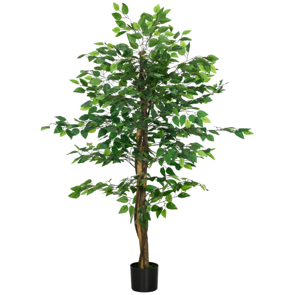 Ficus Artificiale 150cm ¨C Xylo ¨C Pianta Decorativa con Vaso