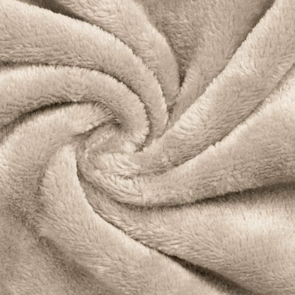 Felpa coperta Beige M Pile e Flanella CFW5250739