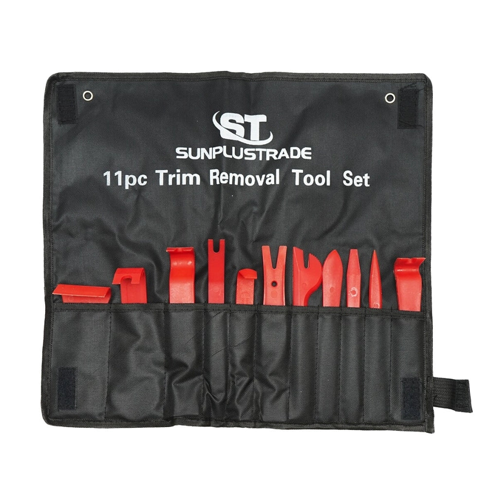 Kit smontaggio 11 pezzi Plastiche Auto Set di attrezzi per la rimozione di Rivestimenti Interni dell'auto Kit 11 Utensili di Smontaggio clip