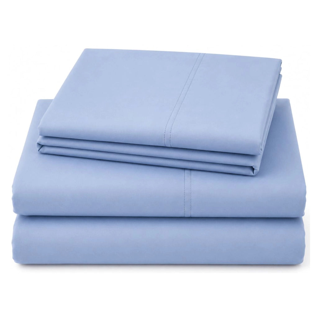 Rotira, set Completo Letto Piazza e Mezza in Cotone, blu Cadetto