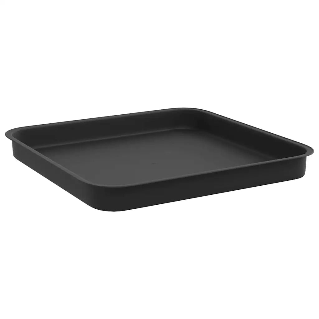 Vasi per Piante 6 pcs Nero 33 x 33 x 26 cm Plastica 3403301
