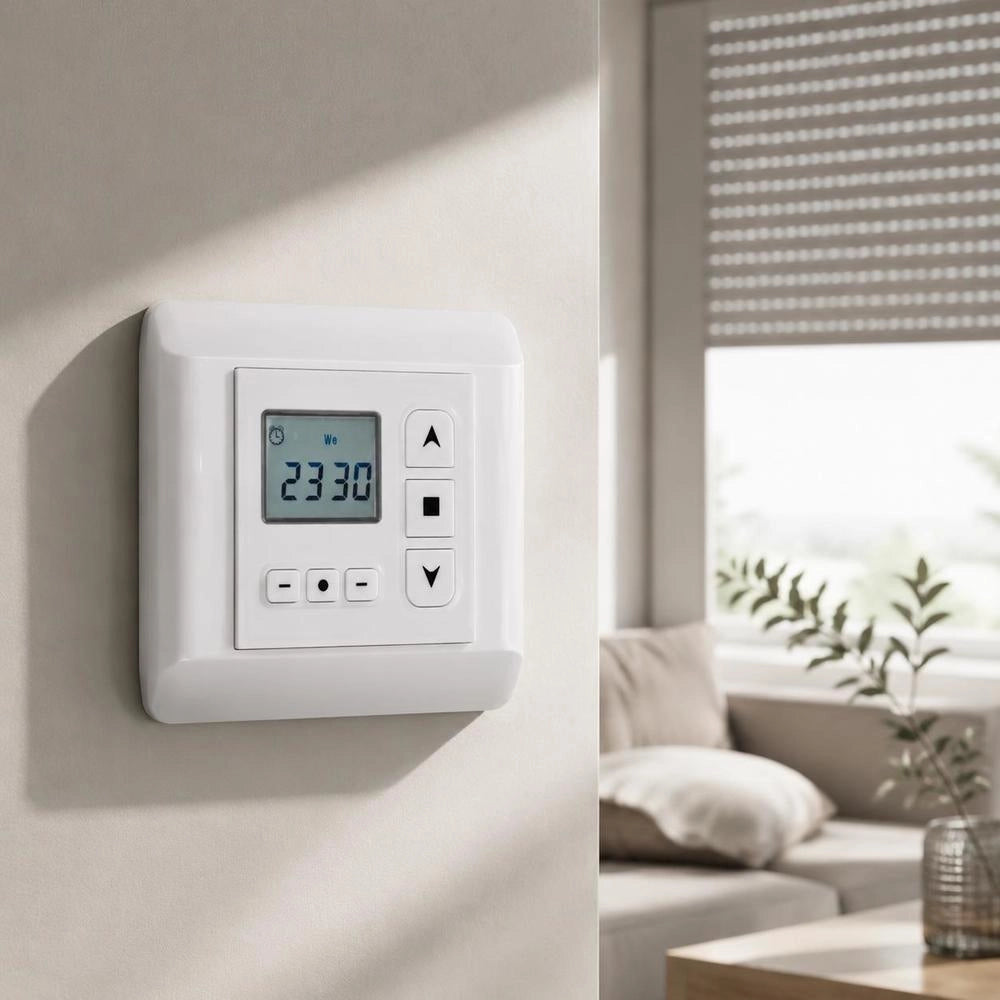 Controller For Rotary Motor Roller Shutters With Timer
