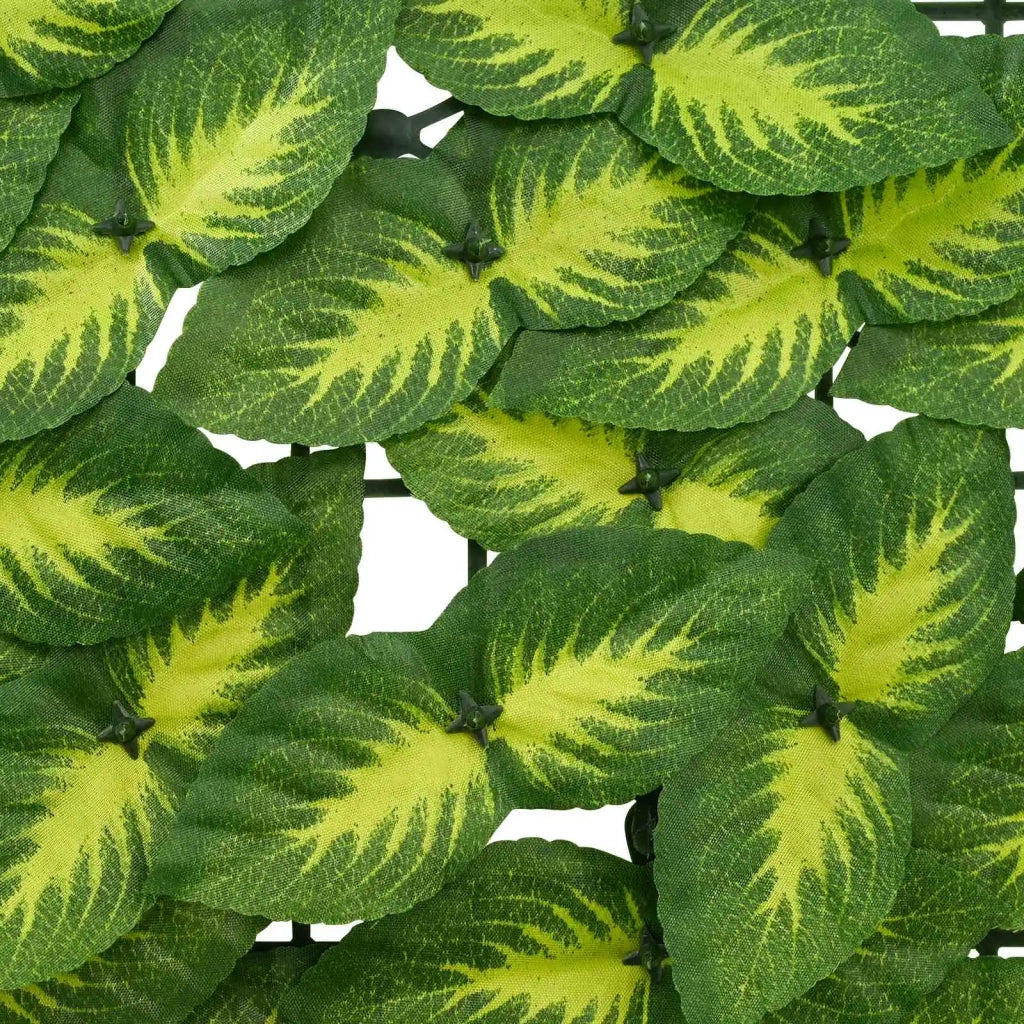 Paravento da Balcone | Schermo per balcone con foglie Verde e Giallo 600 x 75 cm