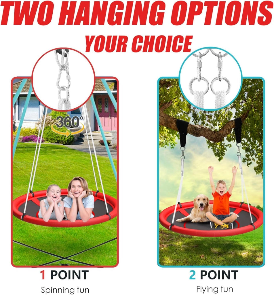 Nest Swing, 110 cm, rosso