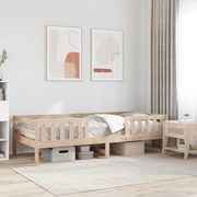 Letto senza Materasso-Struttura Letto 90x190 cm in Legno Massello di Pino 803722