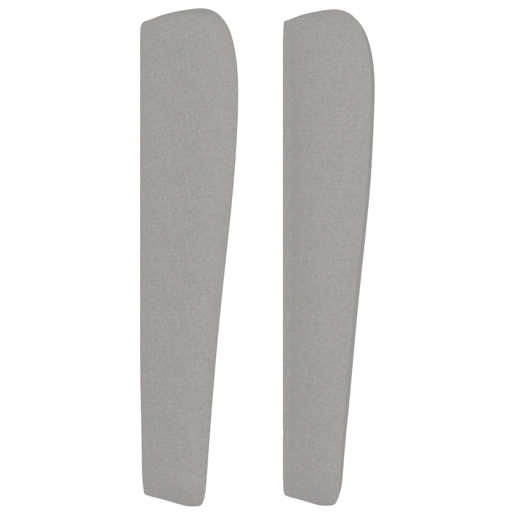 Giroletto a Molle con Materasso Grigio Chiaro 140x190cm Tessuto 3128757