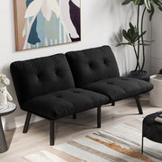 Divano letto 2 posti ¨C Minimal ¨C Nero moderno salvaspazio per ospiti