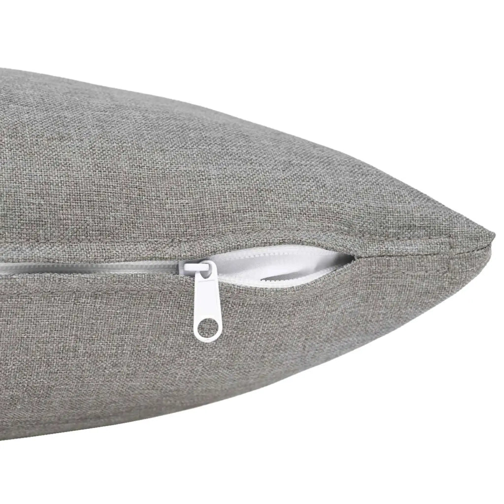 Cuscino con cuscino HEERLEN 2 pz Grigio Nuvola Tessuto 924463