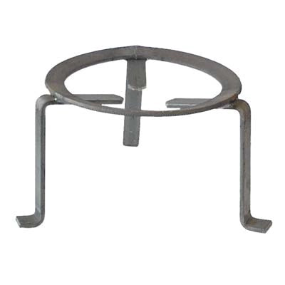 TREPPIEDE CALDARA CIRCOLARE  ACCIAIO CM 25